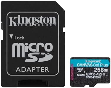 Kingston Canvas Go Plus 256GB microSD Card | Up to 200MB/s | Class 10, UHS-I, U3, V30, A2 | SDCG4/256GB by Unknown