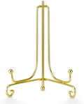 Artliving Plate Stands for Display, 5 Inch Decorative Plate Holder, Metal Picture Stand for Table, Small Easels for Display Card, Photo, and PSA Slab - Ideal for Party and Wedding (Gold, 2 Pack) by Artliving