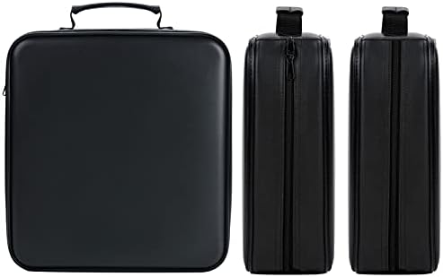 CD Case DVD Holder Storage: 320 Capacity DVD Cases Organizer Plastic Carrying Binder Wallet Storage for Home Travel - Image 5