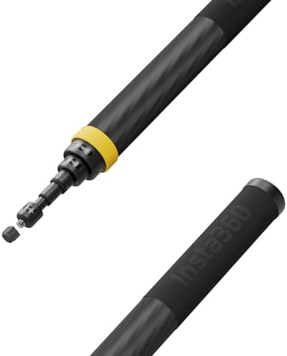 Insta360 9B0SB-025Z-00002 9.8 ft. Extended Edition Selfie Stick for One X2 One R One X & One Action Camera - Image 4