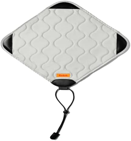 KODAK Camera Wrap Size M 31x31cm - Water-Resistant, Anti-Scratching and Dust-Free Protective Cloth for Mirrorless Camera, Compact Camera, Prime Lens (Light Grey) [ONE Item] by Unknown