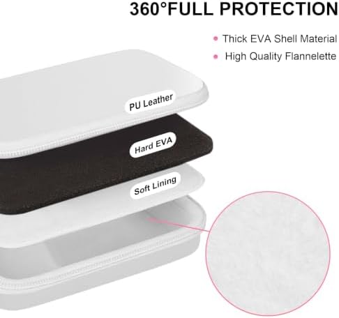 BOVKE Hard Carrying Case for KODAK Snapic A1 35mm Film Camera, White - Image 5