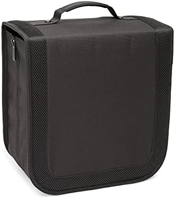 Amazon Basics Polyester CD/DVD Portable Storage Binder,400-capacity,Black,(Pack of 3) - Image 3