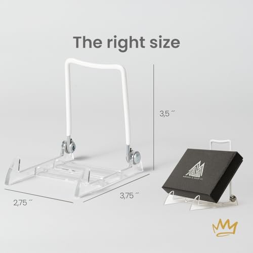KINGDOM SOLUTIONS - 3.5" White Acrylic Display Stand Made in USA - 2 Pack - Image 2