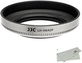 (Silver) Camera Lens Hood for NIKKOR Z DX 16-50mm F3.5-6.3 VR on Z30 Z fc ZFC Z50, Replace Nikon HN-40 Lens Hood, Compatible w 46mm Cap and 46mm Filter by JJC