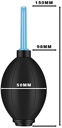Rubber Air Blower Pump Dust Cleaner for Lens CCD Camera Black - Image 2