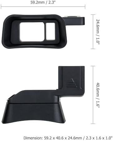 Long Soft Silicone Camera Viewfinder Eyecup Eyepiece Eyeshade for Fujifilm for Fuji X-E3 XE3 Mirrorless Camera Eye Cup Protector - Image 7