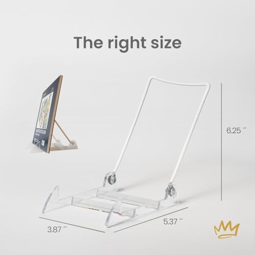 KINGDOM SOLUTIONS - 6.25" White Acrylic Display Stand Made in USA - 36 Pack - Image 2