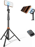 VIMOSE 66" Magnetic Phone Tripod, Tripod for iPhone with Remote & Strong Magnetic Holder for Magsafe, Stable Cell Phone Tripod for Video Recording by VIMOSE