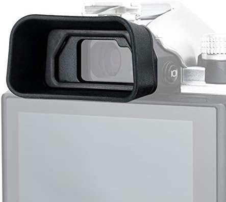 JJC KIWIFOTOS Ergonomic Long Camera Eyecup for Olympus E-M5 Mark III/E-M10 Mark III/E-M10 Mark II/E-M5 Mark II, Eye Cup Eye Piece Viewfinder Replaces Olympus EP-16 EP-15, Soft Silicone, 47x25x19mm - Image 4