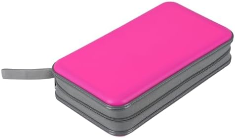 alavisxf xx CD Case, 96 Capacity Hard Plastic Organizer Wallet for Car - Image 5