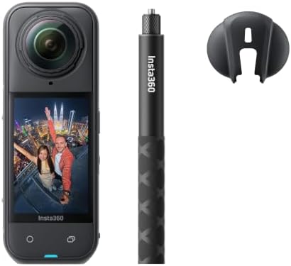 Insta360 X5 Get-Set Bundle - Waterproof 8K 360° Action Camera, Leading Low Light, Invisible Selfie Stick Effect, Rugged and Replaceable Lens, 3-Hour Battery, Built-in Wind Guard, Stabilization by Unknown