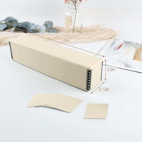 Golden State Art, Archival Slide Storage Case, 2.5"x2.125"x11" -Tan - Image 2