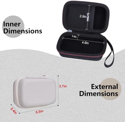 L LTGEM Case Compatible with KODAK Snapic A1 35mm Film Camera, Hard Travel Carrying Camera Case for KODAK Snapic A1(Black) - Image 5