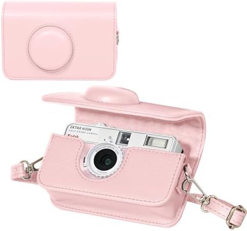 Camera Case for KODAK EKTAR H35 H35N Half Frame Film Camera, Pink by wogozan