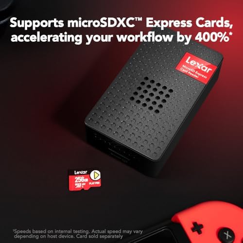 Lexar Play PRO Micro SD Express Card Reader, 900MB/s Read, USB 3.2 Gen 2 - Image 2