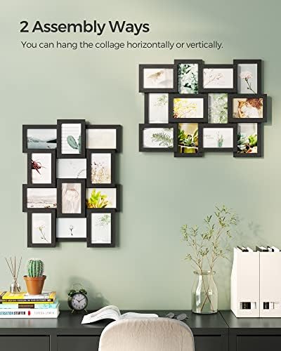 SONGMICS Collage Picture Frames, 4 x 6 for Wall Decor, Set of 12 - Image 4