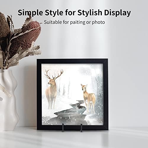 Kruodop 6 Inch Plate Stands for Display, 5 Pack Plate Holder Display Stand, Black Metal Frame Easel Holder Stand for Pictures,Book, Photo, Decorative Plate - Image 5