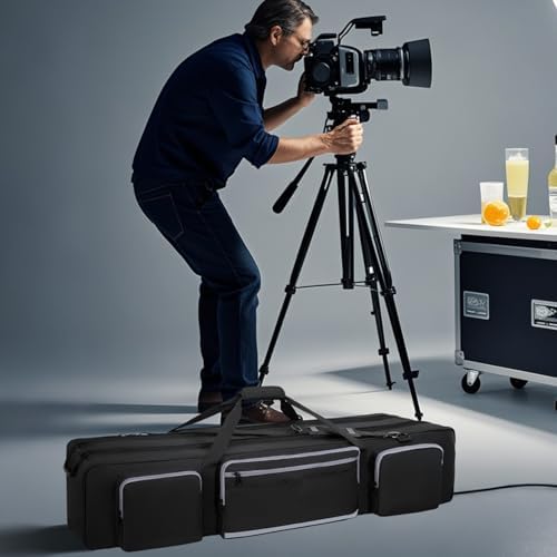 Tripod Carrying Case, 40.6" Heavy Duty Tripod Bag with Padded Divider - Image 3