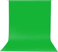 Hemmotop Chromakey Green Screen Backdrop, 5x7ft Small Background Fabric | Solid Chroma Green, Polyester Cloth, Perfect for Streaming Video Calls Zoom Studio, Ideal for Content Creators, Photography by Hemmotop