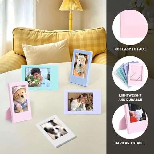CAIYOULE Mini 3" Picture Frame for Fujifilm Instax Mini Instant Photo - Image 2