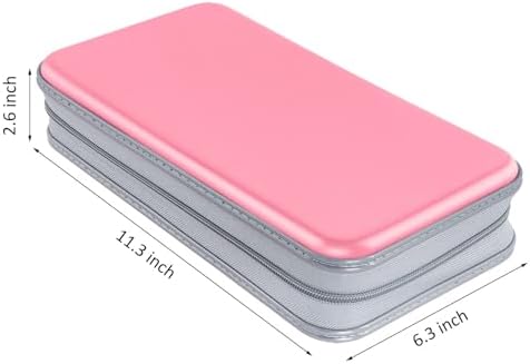 Siveit CD DVD Cases 96 Capacity Disc Storage Binder for Car(Light Pink) - Image 6