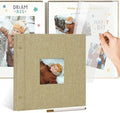Linen Self Adhesive Photo Album 12x12 60 Pages Khaki by Remowith