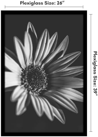 Americanflat 26x39 Poster Frame - Engineered Wood - Black - Image 2