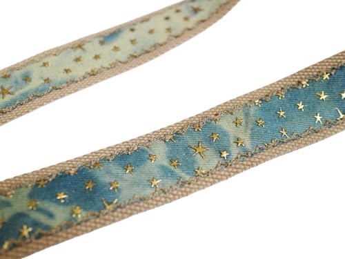 UNIKSTRAP Original Design Vintage Modern Style Washed Denim Gold Star Adjustable Camera Strap, Neck Shoulder Belt Fit for Canon Nikon Sony Olympus Mirrorless & DSLR Camera etc. - Image 3