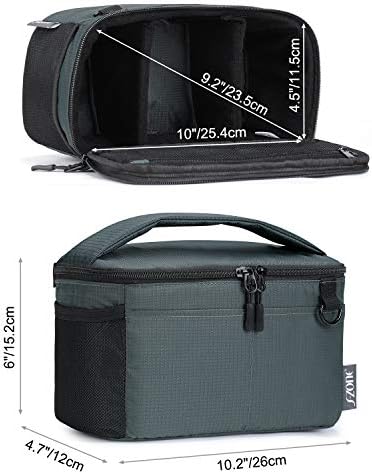 S-ZONE Water Resistant Camera Insert Bag with Sleeve Camera Case - Image 3