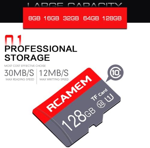 128GB Micro Memory Card with Adapter TF Card Class 10 for Camera - Image 2