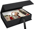 Photo Storage Box 5x7, Keepsake Box - Black by Hiwhy