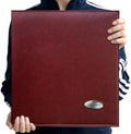 Zoview Wine Red Large Self-Adhesive Photo Album, PU Leather Cover by ZoviewArt