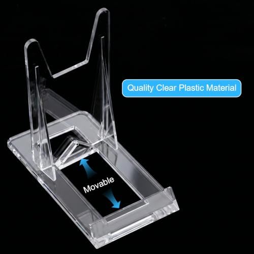 36 Pcs Acrylic Adjustable Plate Stands for Display, Clear Picture Plate Holders Easels Stands for Home Office Party Decoration, 4.3x2.4x4.1 Inch - Image 4