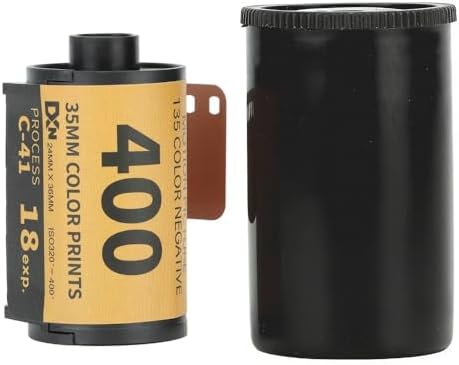 35mm Color Negative Film ISO 320-400 – Fine Grain Wide Exposure Latitude for 135 Cameras, HD Resolution for Low Light & Action Photography(18 Sheets) by Unknown