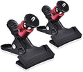 UTEBIT Tripod Camera Clip Clamp, with 360° Swivel Mini Ball Head, Black&Red by UTEBIT