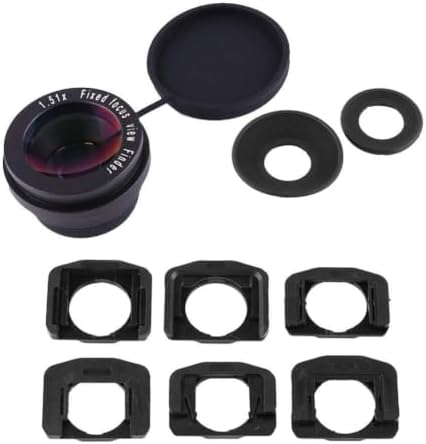 Viewfinder Eyepiece for DSLR Camera, Magnifying Eyepiece Viewfinder for Camera, 1.5X Fixed Focus Viewfinder Eyepiece Eyecup Magnifier Cover Scope by Unknown