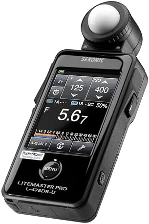 Sekonic L-478DR-U Pocket Wizard Lightmeter With Exclusive USA Radio Frequency And Exclusive 3-Year Warranty,Black,401-477 - Image 4