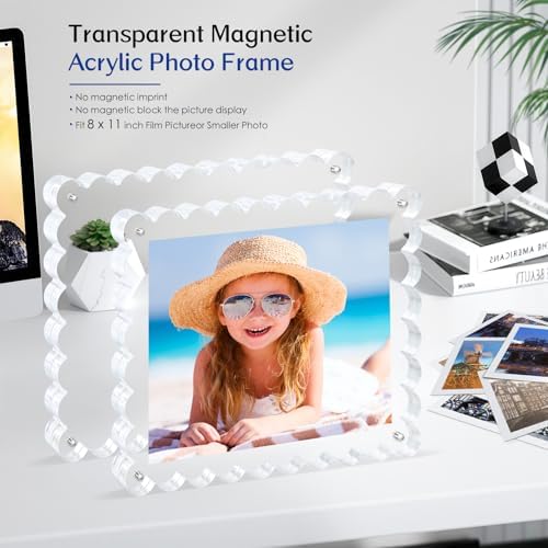 Acrylic Photo Frame - 2pack,15+15mm Thick Block 8×10 Inch - Image 4