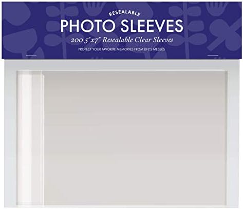 Jot & Mark Photo Sleeves Protector 200 Count (5x7) by JotMark