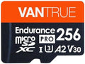 Vantrue 256GB microSDXC UHS-I U3 4K Memory Card with Adapter for Dash Cams by VANTRUE