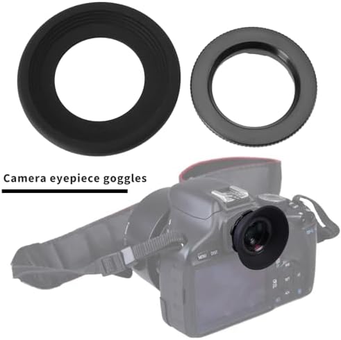 The Lord of the Tools 2PCS Rubber Camera Viewfinder Eyecup Camera Eyepiece Dust Protection Eyecup Compatible with Nikon DK-17 D6 D5 D4 D3 D700 D800 DF D2H D2X D2Xs D2Hs - Image 2