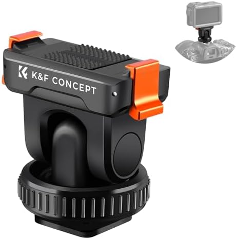 K&F CONCEPT Plastic Cold Shoe Mount for DJI Osmo Action 6/Osmo Nano by KFCONCEPT