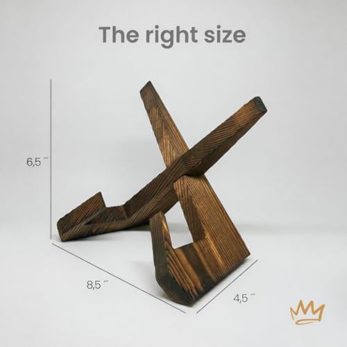 KINGDOM SOLUTIONS - 6.5" Brown Wood Display Stand Made in USA - 1 Pack - Image 2