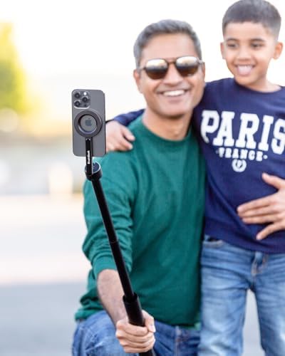 KraftGeek Magnetic Phone Tripod for iPhone, 64" Selfie Stick for Magsafe - Image 5