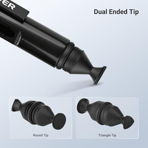NEEWER 2 in 1 Camera Lens Cleaning Accessories Kit for Electronics, Phones, Tablets, Laptops, 1x Double Head Lens Brush Pen + 1x Cleaning Cloth, HM-51 - Image 3