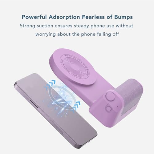 Schimer Magnetic Camera Handle Bluetooth Mount Strong and Portable (Purple) - Image 4