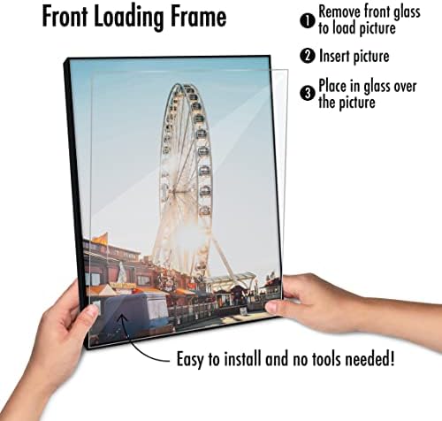 Americanflat 11x14 Picture Frame 3-Pack - Black - Image 2