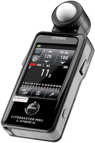 Sekonic LiteMaster Pro L-478DR-U-EL Light Meter for Elinchrom Skyport, Touchscreen Incident & Reflected Meter with Built-In EL Transmitter, Flash Analyzing & Cine Frame Rate Control - Image 4