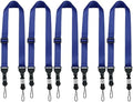 FIEIL 5 Pack Nylon iPad Strap, Adjustable Camera Neck Strap, Comfortable Shoulder Strap for iPad, Cellphone Tablet, Camera, Laptop, Binocular, Luggage Bag(Prussian Blue Universal Neck Lanyard) by FIEIL
